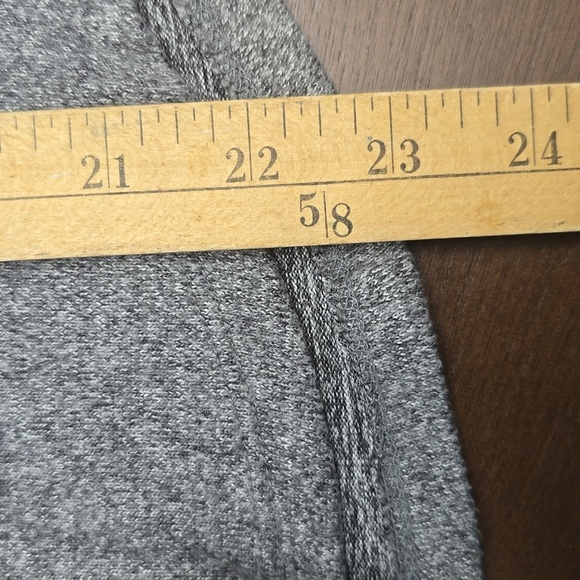 ABERCROMBIE Kids 13/14 Heather Gray Knit Top Long Sleeve - Picture 4 of 5